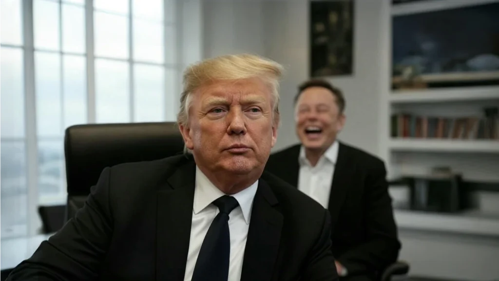 Donald Trump and Elon Musk